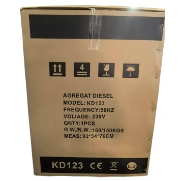 Agregat Diesel 7000W + ATS 12/230V KD123
