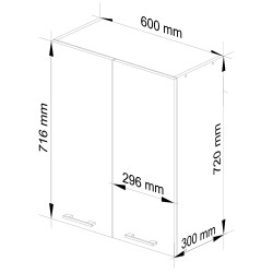 Szafka OLIWIA W60 H720