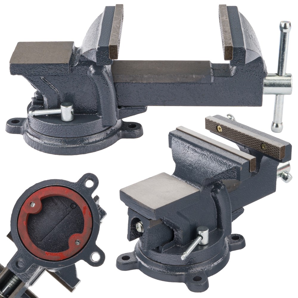 Imadło ŚLUSARSKIE 125 mm Obrotowe z Kowadłem 360 PM-IS-125T Imadło ŚLUSARSKIE 125 mm Obrotowe z Kowadłem 360 PM-IS-125T