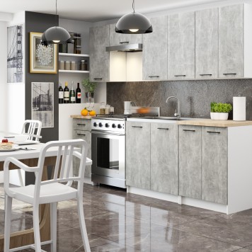 Szafka OLIWIA W80 H720 BIAŁA / BETON