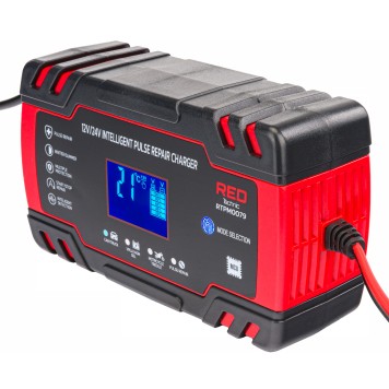 Prostownik AKUMULATOROWY Mikroprocesorowy Samochodowy 12V/24V 8A Ładowarka RTPM0079