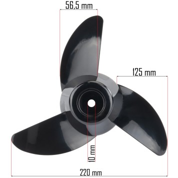 Śruba do silnika zaburtowego PM-ESZ-65H-SR