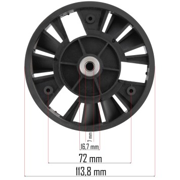 Koło pasowe do kosiarki elektrycznej RTKSE0027-KP1