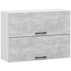 Szafka OLIWIA W80 G2 H580 BIAŁA / BETON