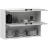 Szafka OLIWIA W80 G2 H580 BIAŁA / BETON