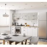 Szafka OLIWIA W80 G2 H580 BIAŁA / BETON