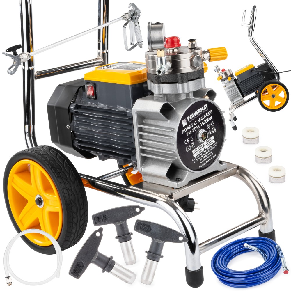 AGREGAT MALARSKI HYDRODYNAMICZNY 1500W PM-PDM-1500MN AGREGAT MALARSKI HYDRODYNAMICZNY 1500W PM-PDM-1500MN
