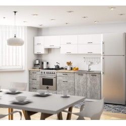 Szafka OLIWIA S40 SZ3 + BLAT BIAŁA / BETON