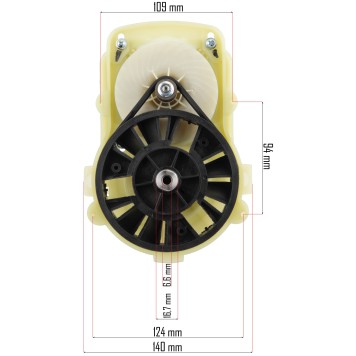 Silnik do kosiarki RTKSE0027-SI