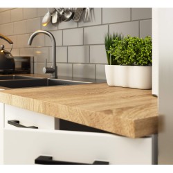 Zestaw szafek kuchennych z witryną OLIWIA 2.4m H720
