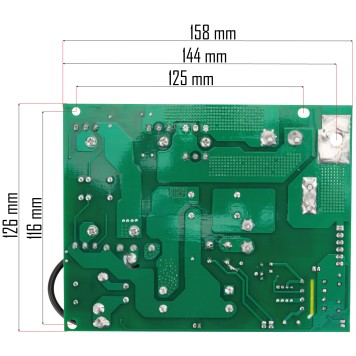 Płytka PCB do migomatu RTMSTF0001-PCB