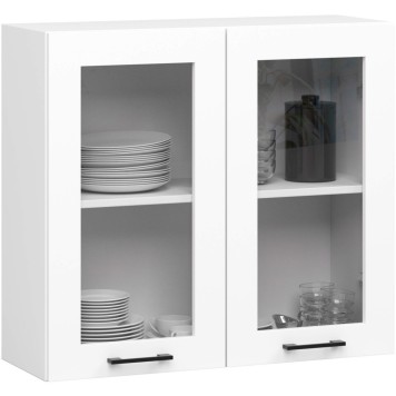 Zestaw szafek kuchennych z witryną OLIWIA 2.4m H720