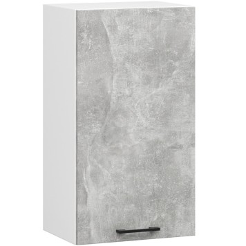 Zestaw szafek kuchennych z witryną OLIWIA 2.4m H720 Biały Beton