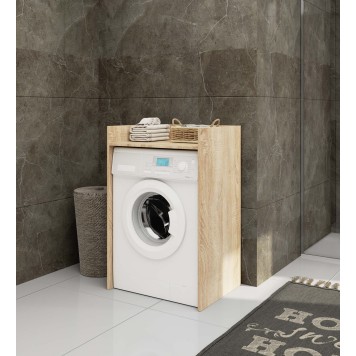 Meuble machine a laver 64x50x98 Cm 1 Étagère Bois sonoma