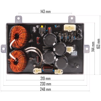 Moduł inwertera do agregatu PM-AGR-3500IM-MI