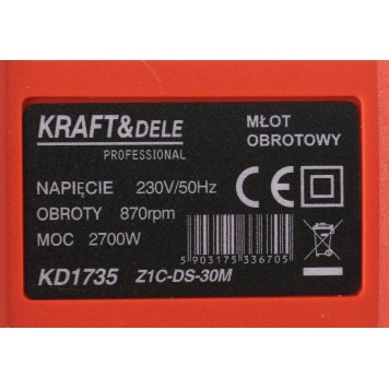 MŁOT UDAROWY 2700W KD1735