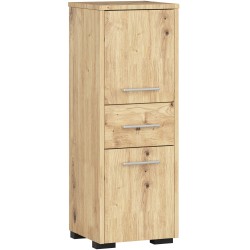 Meuble de salle de bain 30x85x30cm Bois naturel