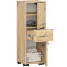 Meuble de salle de bain 30x85x30cm Bois naturel
