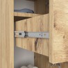 Meuble de salle de bain 30x85x30cm Bois naturel