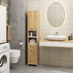 Colonne Meuble étagère salle de bain 32X28X180 cm