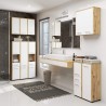 Colonne Meuble étagère salle de bain 32X28X180 cm