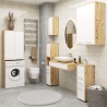 Colonne Meuble étagère salle de bain 32X28X180 cm
