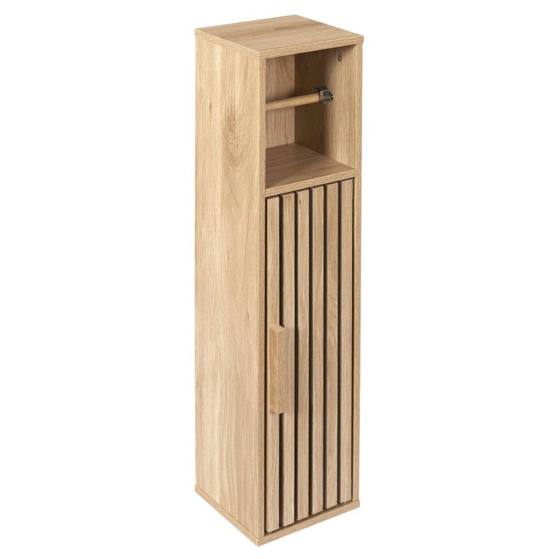 Meuble colonne wc avec dérouleur papier wc 20 x 78 x 19 cm Meuble colonne wc avec dérouleur papier wc 20 x 78 x 19 cm