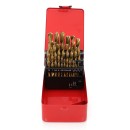 WIERTŁA TYTANOWE DO METALU 29 szt ZESTAW WIERTEŁ