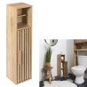 Meuble colonne wc avec dérouleur papier wc  20 x 78 x 19 cm
