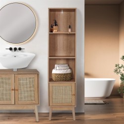 Meuble salle de bain colonne 1 porte 40 x 160 x 30 cm