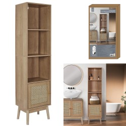 Meuble salle de bain colonne 1 porte 40 x 160 x 30 cm