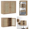 Armoire murale rotin  60 x 50 x 20 cm