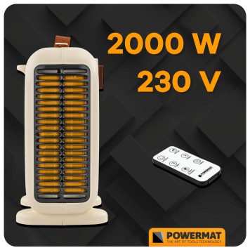 GRZEJNIK TERMOWENTYLATOR PM-TWE-2000D-LCD