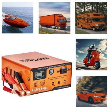 PROSTOWNIK MIKROPROCESOROWY 15AMP 6/12V