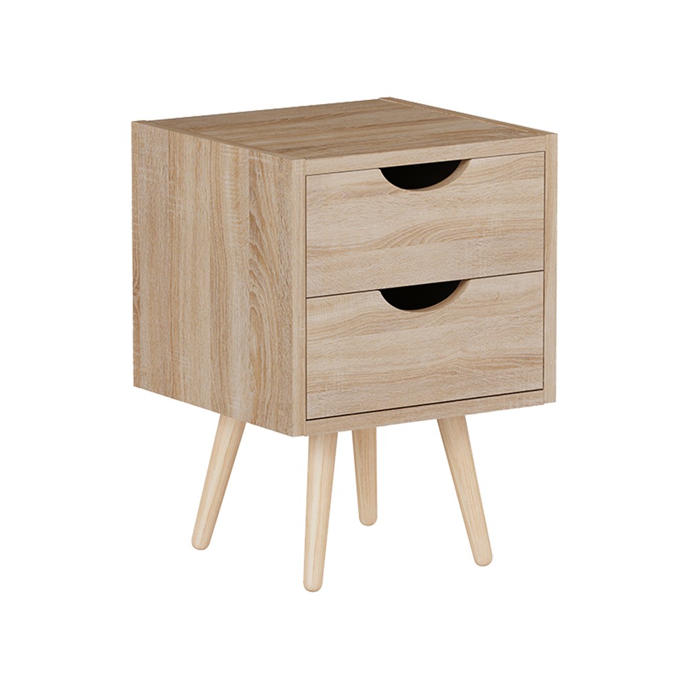 Selma bedside table pakoworld in natural color 29.7x29.7x45cm Selma bedside table pakoworld in natural color 29.7x29.7x45cm