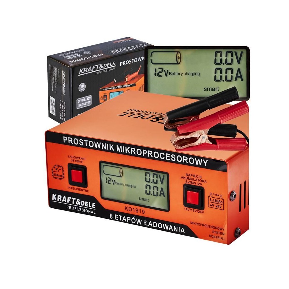 PROSTOWNIK MIKROPROCESOROWY 10AMP 6/8/12/14/16/24 V