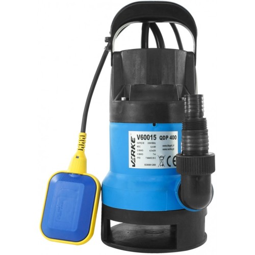 POMPA DO WODY BRUDNEJ PLASTIK QDP-0,4kW 1" VERKE