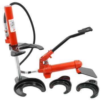 ŚCIĄGACZ HYDRAULICZNY DO SPRĘŻYN 1T POMPA-SIŁOWNIK UCHWYT NOŻNY VERKE