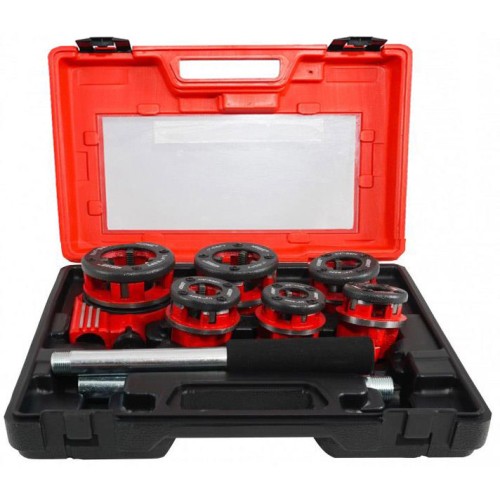 GWINTOWNICA RĘCZNA DO RUR 6 SZT 1/4-1 1/4" VERKE