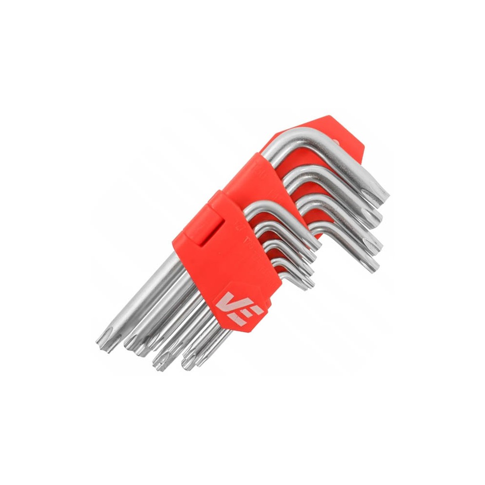 ZESTAW KLUCZY TORX 9 SZT KRÓTKIE VERKE ZESTAW KLUCZY TORX 9 SZT KRÓTKIE VERKE