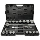 ZESTAW KLUCZY NASADOWYCH 21 SZT 3/4" 12-KĄT. VERKE LIGHT DUTY