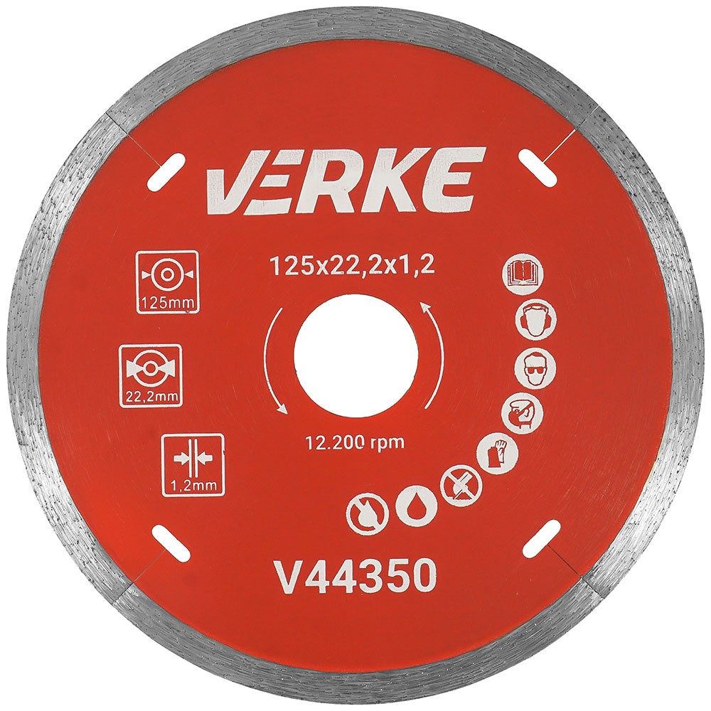 TARCZA DIAMENTOWA 125x22,2x1,2 mm VERKE TARCZA DIAMENTOWA 125x22,2x1,2 mm VERKE