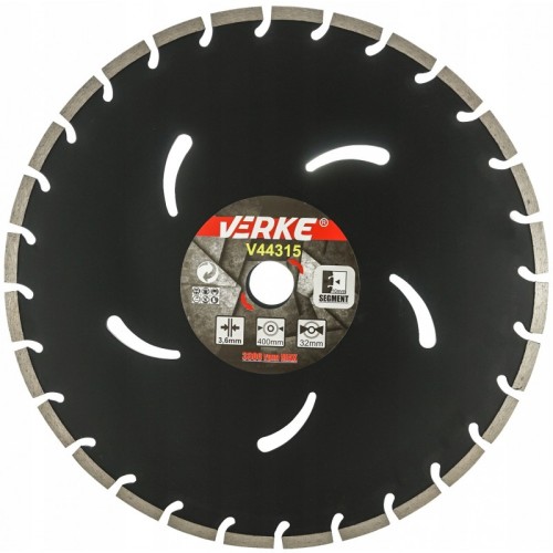 TARCZA DIAMENTOWA 400x32x10 mm SEGMENT VERKE