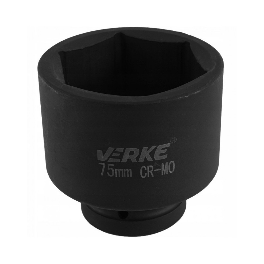 NASADKA UDAROWA 1" SZEŚCIOKĄTNA 75 MM VERKE NASADKA UDAROWA 1" SZEŚCIOKĄTNA 75 MM VERKE