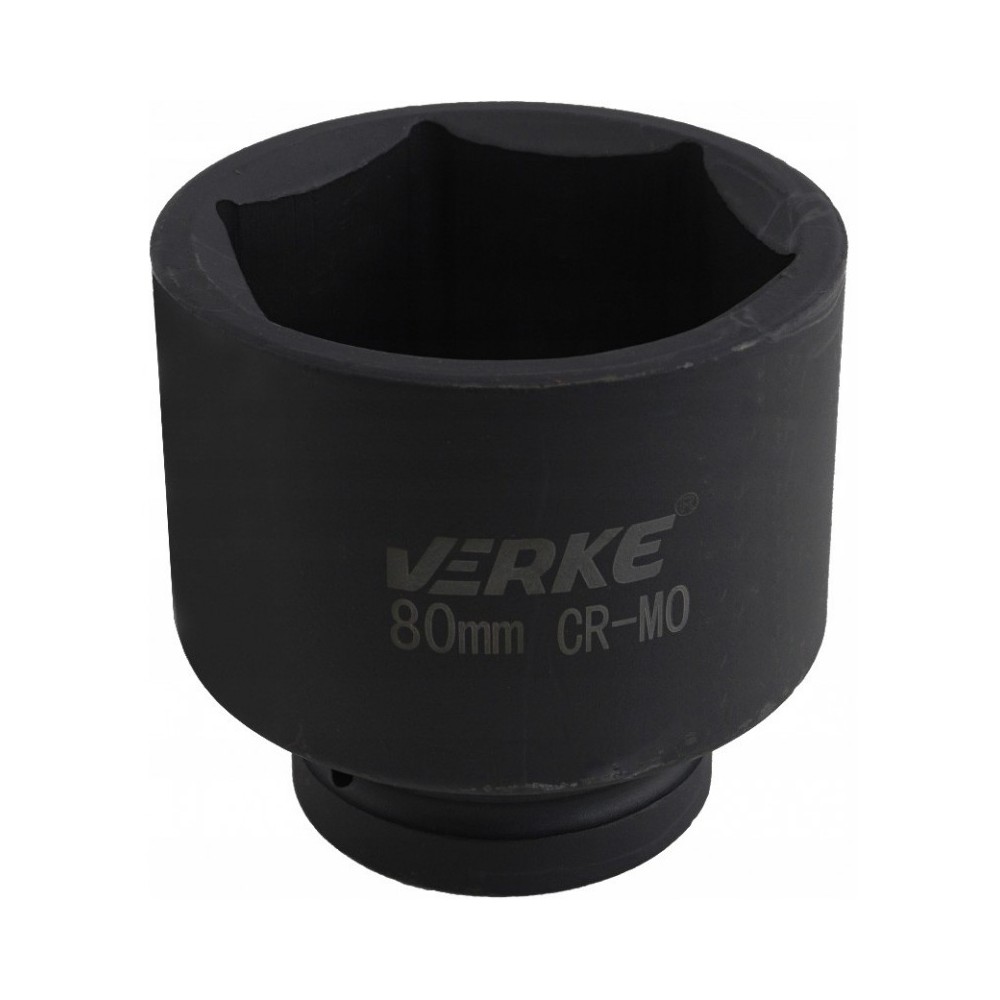 NASADKA UDAROWA 1" SZEŚCIOKĄTNA 80 MM VERKE NASADKA UDAROWA 1" SZEŚCIOKĄTNA 80 MM VERKE