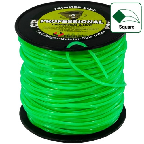 ŻYŁKA DO KOSY 2,4 MM 100 M KWADRAT DEGET