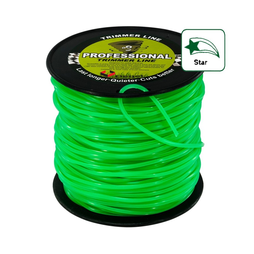 ŻYŁKA DO KOSY 2,4 MM 100 M GWIAZDA DEGET ŻYŁKA DO KOSY 2,4 MM 100 M GWIAZDA DEGET