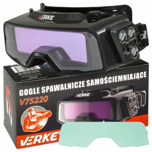 GOGLE SPAWALNICZE SAMOŚCIEMNIAJĄCE VERKE
