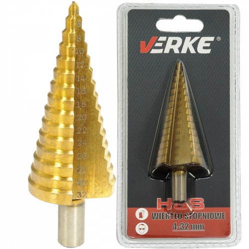 WIERTŁO STOPNIOWE 4-32 MM VERKE