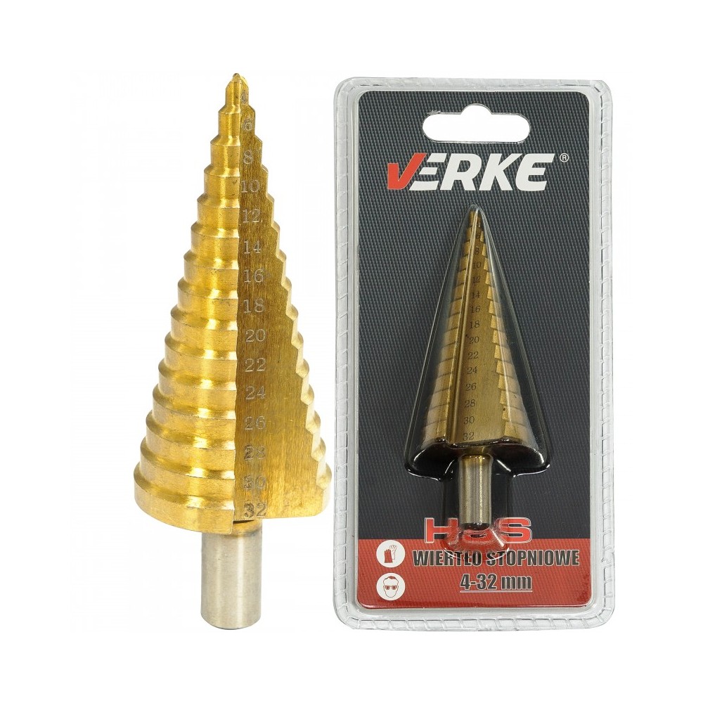 WIERTŁO STOPNIOWE 4-32 MM VERKE WIERTŁO STOPNIOWE 4-32 MM VERKE